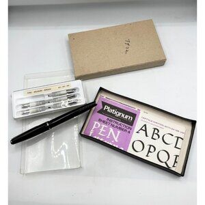 Vintage Platignum Made in England pen set